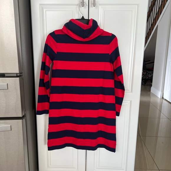 (NWT) Vineyard Vines navy blue and red Striped Dress size L (14) - Picture 3 of 7